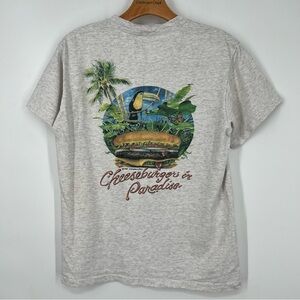 1985 Caribbean Soul Cheeseburgers in Paradise Vintage Short Sleeve Tee